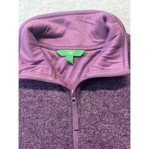 Dip Sweater Womens XS Purple Fleece Full Zip Cozy Gorpcore Outdoor Hiking